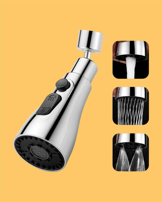3 Modes Kitchen Sink Faucet - Stainless Steel